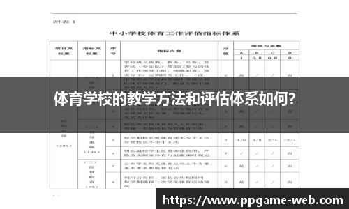 体育学校的教学方法和评估体系如何？